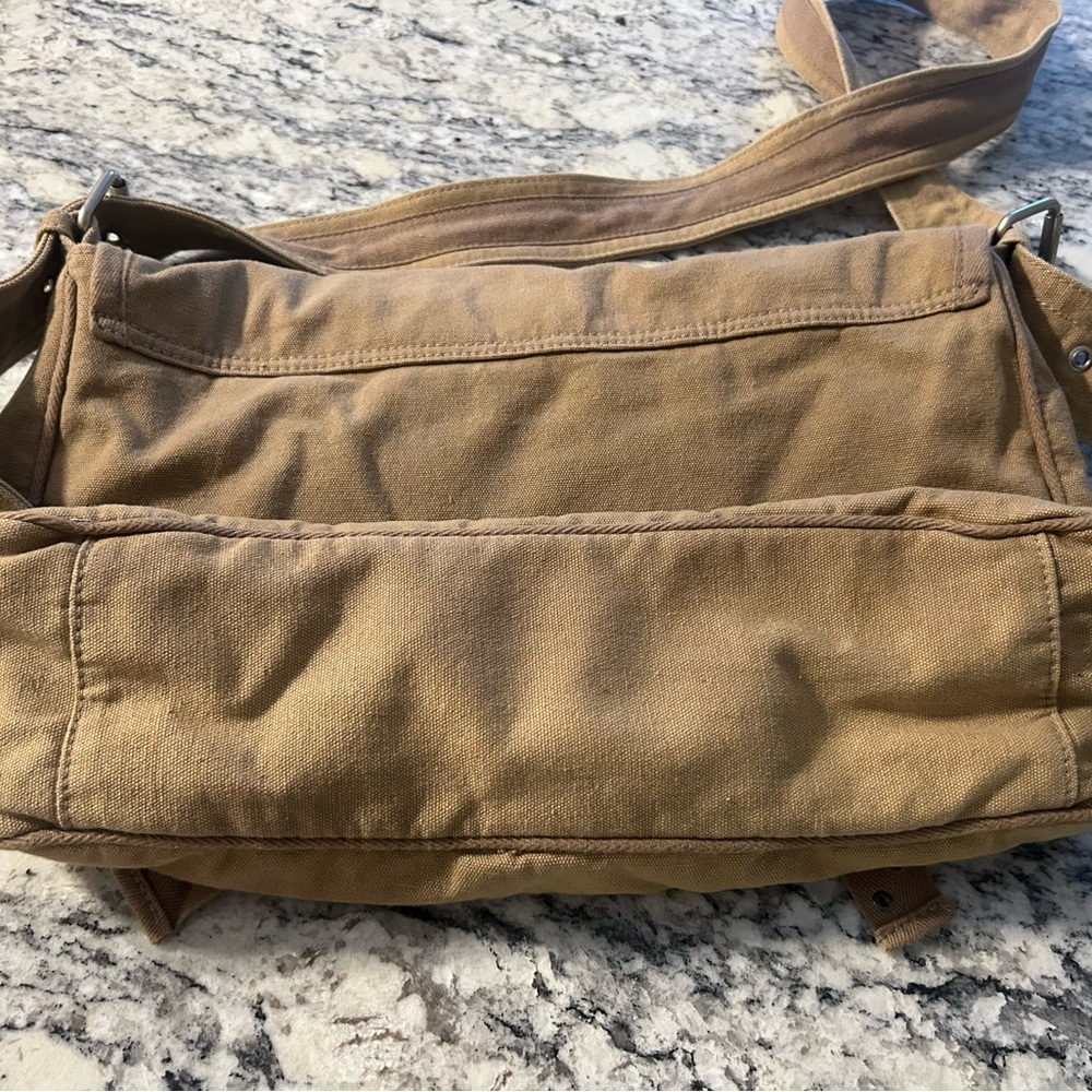 Aeropostale Tan Canvas Laptop Case - Picture 4 of 6